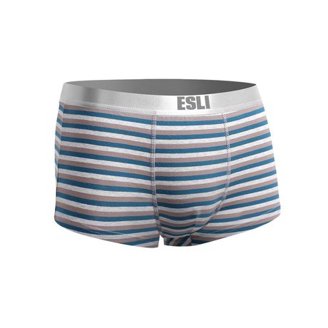 Труси чоловічі "ESLI" SHORTS EUM016, beige/turquoise, XL, 52, Комбинированный