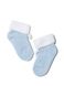 Шкарпетки дитячі Conte Kids SOF-TIKI (з відворотом, декор), Блакитний, 8, 14, Голубой