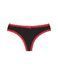 Труси жіночі "стрінг" Conte Elegant LAZY DAYS LST 1004, black-red, L, 46, Комбинированный