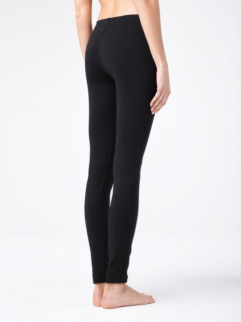 Ультрамодные байкерские леггинсы Conte Elegant DARLING, Nero, XS, 40/164, Черный