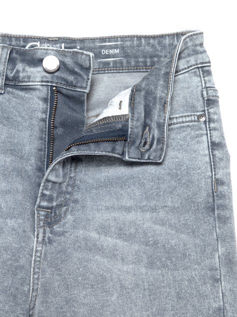 Моделюючі джинси skinny з супервисокою посадкою Conte Elegant CON-216 Lycra&reg;, acid washed grey, M, 44/164, Сірий