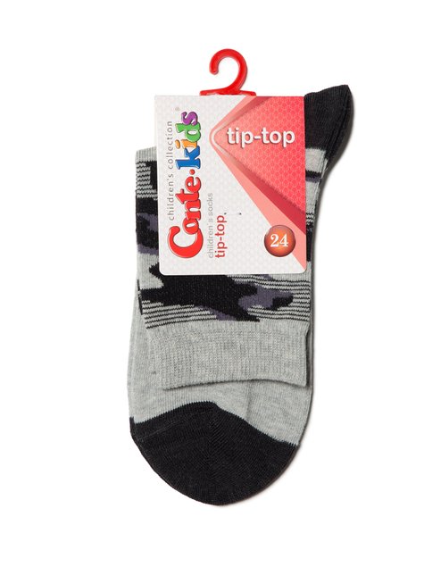 Носки детские Conte Kids TIP-TOP (хлопковые, с рисунками), серый, 24, 36, Серый
