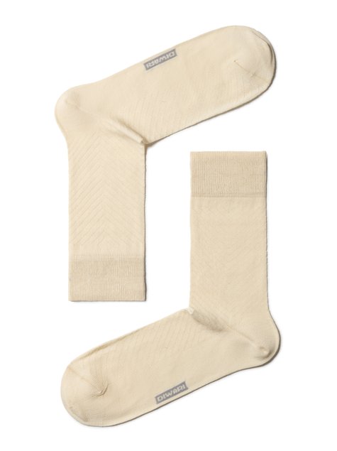 Шкарпетки чоловічі "DIWARI" CLASSIC COOL EFFECT, Бежевий, 40-41, 40, Бежевый