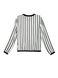 Легкая блузка в полоску Conte Elegant LBL 899, black-white stripes, XS, 40/170, Комбинированный
