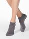 Шкарпетки жіночі Conte Elegant ACTIVE (короткі, люрекс), Пепельный, 36-37, 36, Светло-серый