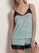 Топ з мереживом для дому Conte Elegant INSOMNIA LHW 1436, mint, XS, 40/170, Светло-бирюзовый