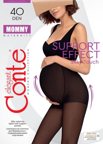 Колготки жіночі Conte Elegant MOMMY 40 (для вагітних), Bronz, 2, 2, Бронзовый