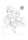 Колготки детские нарядные Conte Elegant ©Disney Frozen 20 (+вкладыш - раскраска), Bianco, 104-110, 104см, Белоснежный