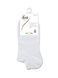 Шкарпетки жіночі бавовняні Levante 15С-46СПЛ, Білий, 36-37, 36, Белый
