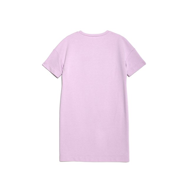 Ультракомфортное платье А-силуэта с аппликацией Conte Elegant LPL 898, pastel lilac, XS, 40/170, Светло-фиолетовый