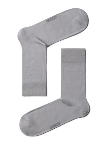Шкарпетки чоловічі "DIWARI" CLASSIC COOL EFFECT, серый, 40-41, 40, Сірий