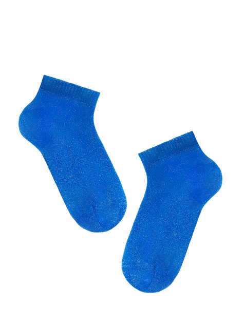 Шкарпетки жіночі Conte Elegant ACTIVE (короткі, люрекс), синий, 36-37, 36, Синий