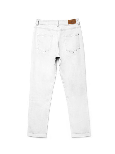 Укороченные eco-friendly джинсы с манжетами Conte Elegant CON-129, bleach grey, XL, 48/164, Серый