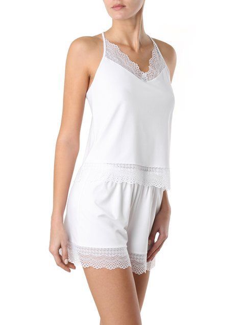 Шорты для дома из бамбука премиального качества Conte Elegant COMFORT LOUNGEWEAR LHW 990, white, XL, 48/170, Белый