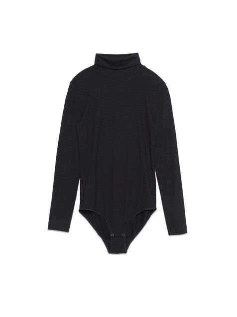 Базовая боди-водолазка из вискозы Conte Elegant LBD 1155, black, XS, 40/170, Черный