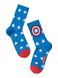 Шкарпетки жіночі бавовняні Conte Elegant © MARVEL (подовжені), синий, 36-39, 36, Синий