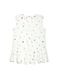 Ультрамодная блузка без рукавов с ярким принтом Conte Elegant LBL 918, white WIFI, XS, 40/170, Белый