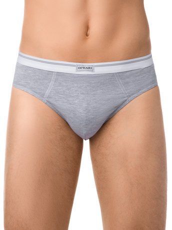 Труси чоловічі DIWARI SLIP MSL 017 (в коробці), grey melange, S, 40, Сірий