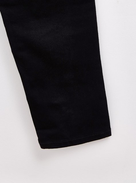 Моделюючі джинси skinny з високою посадкою Conte Elegant CON-375, deep black, L, 46/164, Черный