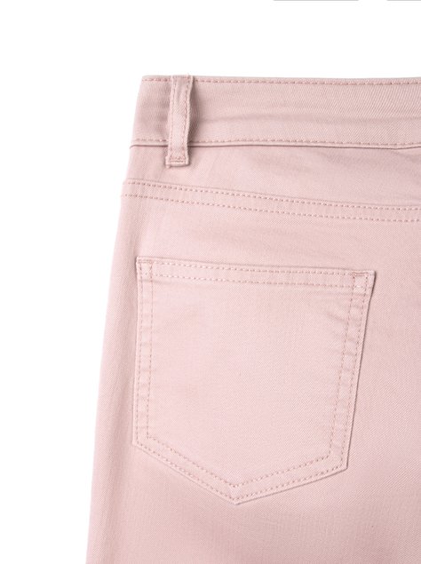 Класичні прямі джинси з ефектом "миттєва корекція живота" Conte Elegant CON-43P, Рожевий, L, 46/164, Розовый