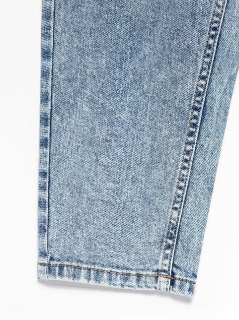 Джинси з високою посадкою Mom Fit Conte Elegant CON-301, light wash, XS, 40/170, Белый