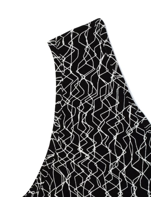 Комбінезон з геометричним малюнком Conte Elegant CELINE, black, XS, 40/164, Черный