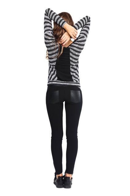 Джемпер жіночий з довгими рукавами Conte Elegant LD 610, Черный, XS, 40/158, Черный