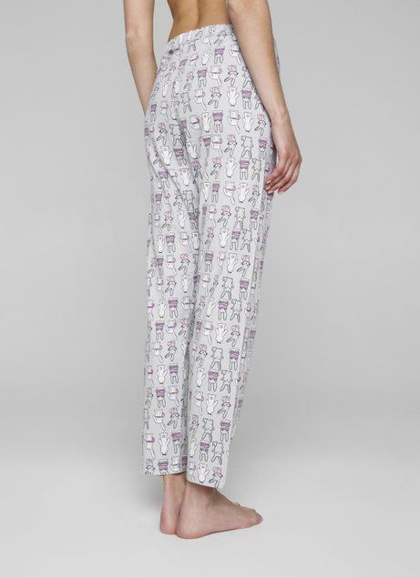 Піжамні жіночі штани DEA MIA 5301 TROUSERS, СВ.СЕРЫЙ, XL, 48/170, Светло-серый