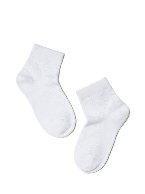 Шкарпетки дитячі Conte Kids MISS (ажурні), Білий, 12, 18, Белый