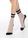 Шкарпетки зі вставками з прозорої сітки Conte Elegant FANTASY, Черный, 36-37, 36, Черный