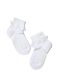 Шкарпетки дитячі Conte Kids TIP-TOP (з мереживною стрічкою), Білий, 12, 18, Белый