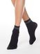 Шкарпетки жіночі Conte Elegant FANTASY (з сяючим бортиком з двокольорового люрексу), Nero, 36-39, 36, Черный