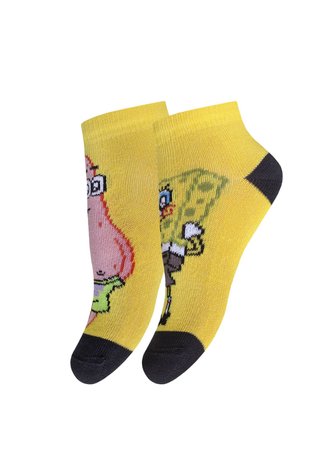 Шкарпетки дитячі "Брестські" 3075 SPONGEBOB, я.желтый, 13-14, 21, Желтый