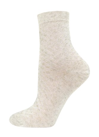 Шкарпетки жіночі "Брестські" 1606 LINEN (середньої довжини), Натуральный, 36-37, 36, Светло-бежевый