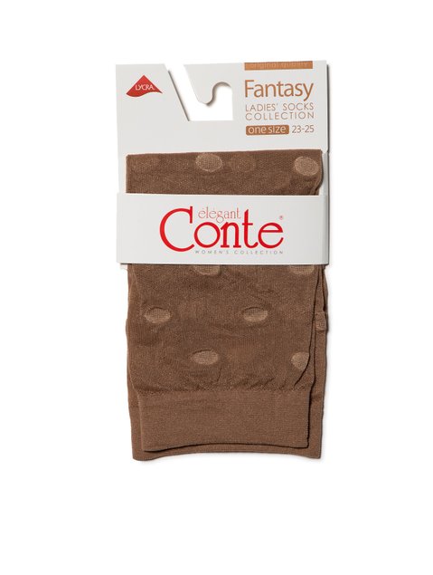 Шкарпетки жіночі Conte Elegant FANTASY, Bronz, 36-39, 36, Бронзовый