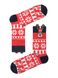 Новорічні чоловічі шкарпетки DiWaRi, Червоний, 43-45, 43, Красный