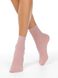 Шкарпетки жіночі Conte Elegant FANTASY (в смужку з люрексом), dusty rose, 36-39, 36, Розовый