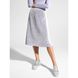 Велюровая юбка с плиссировкой Conte Elegant MADEMOISELLE, lilac grey, L, 46/164, Комбинированный