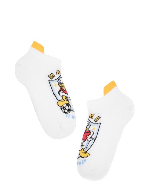 Шкарпетки чоловічі "DIWARI" ©Disney (ультракороткі), Білий, 40-41, 40, Белый