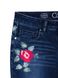 Ультрамодные джинсы Skinny с вышивкой и эффектом сильной поношенности Fashion Conte Elegant CON-53, Темно-синий, L, 46/164, Темно-синий