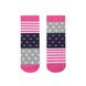 Бавовняні дитячі шкарпетки Conte Kids TIP-TOP (веселі ніжки), Серый-Розовый, 16, 24, Комбинированный