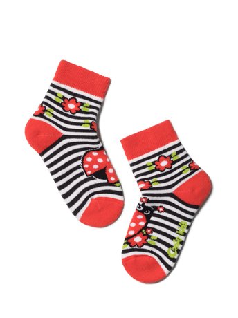 Шкарпетки дитячі Conte Kids SOF-TIKI (махрові), Червоний, 14, 21, Красный