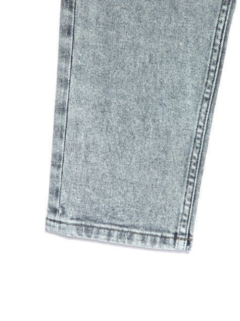 Джинси straight leg c високою посадкою Conte Elegant CON-344, acid washed bleach, L, 46/170, Білосніжний