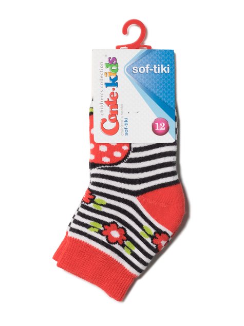 Шкарпетки дитячі Conte Kids SOF-TIKI (махрові), Червоний, 14, 21, Красный