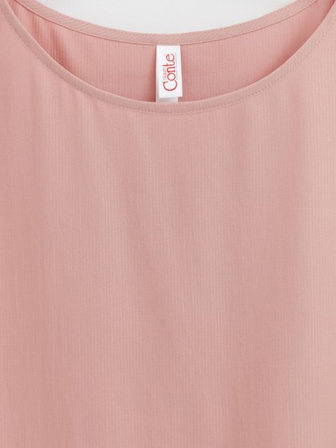 Блузка прямого силуету з преміальної віскози Conte Elegant LBL 1188, dusty rose, XS, 40/170, Розовый