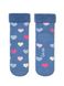 Шкарпетки дитячі Conte Kids SOF-TIKI (махрові з відворотом), Светлый джинс, 20, 30, Светло-синий