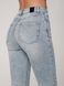 Джинси straight leg c високою посадкою Conte Elegant CON-344, acid washed bleach, L, 46/170, Білосніжний