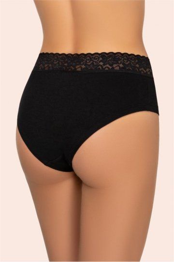 Трусы брифы женские KLEO 167 C COTTON, Черный, S, 36, Черный