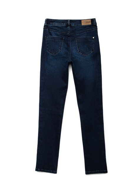 Eco-friendly джинси c ефектом "миттєва корекція живота" Conte Elegant CON-136, dark blue, XL, 48/164, Темно-синий