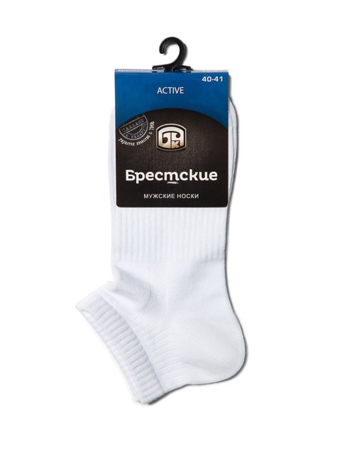 Шкарпетки чоловічі "Брестские" 2313 ACTIVE (короткі), Білий, 40-41, 40, Белый